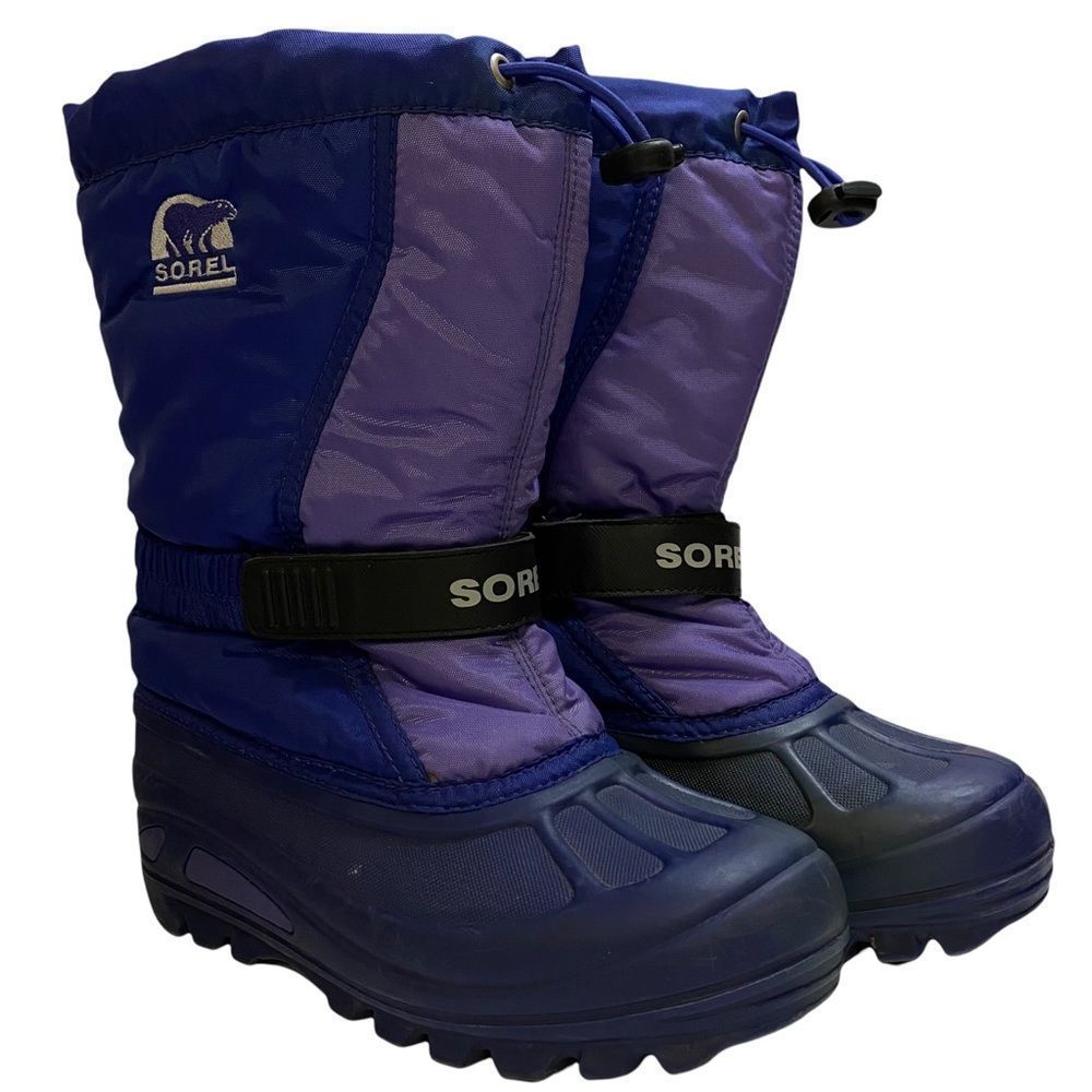 Sorel Flurry Snow Blue Purple? Boots Women’s Sz 4